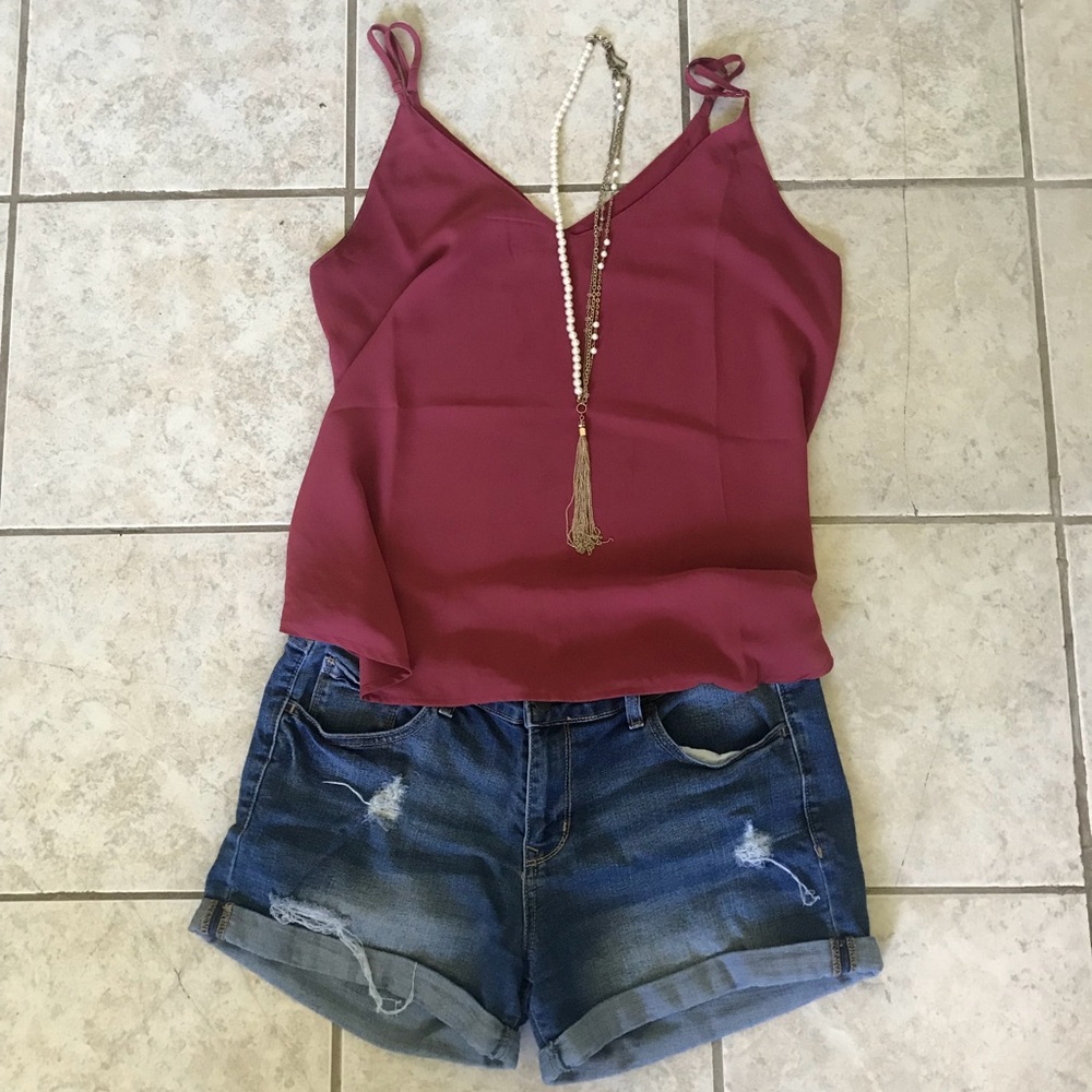 Mauv Flowy Blouse